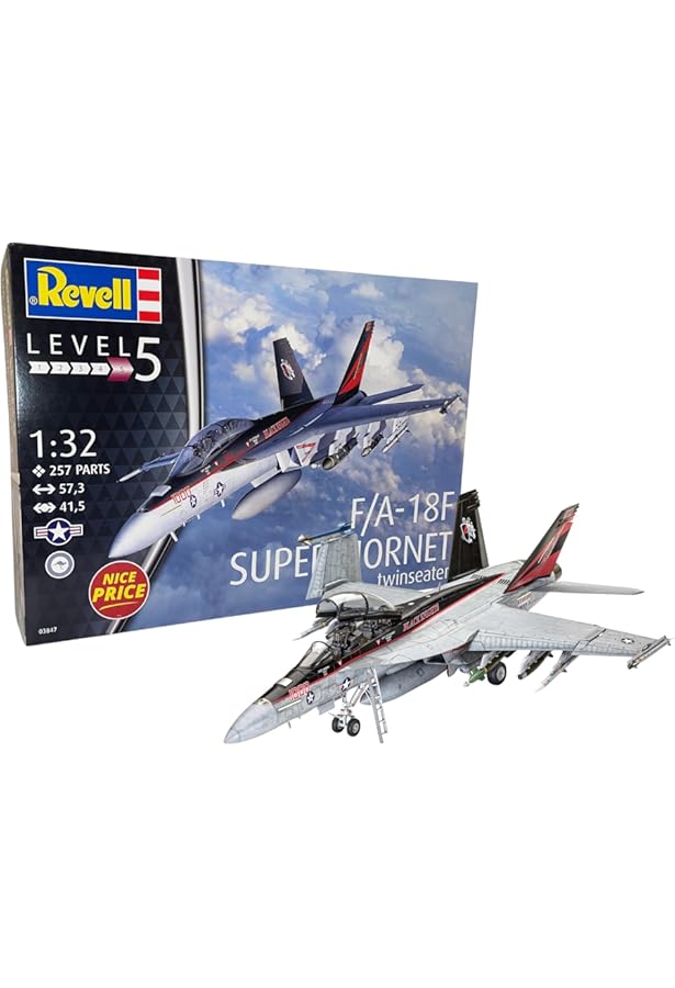 Amazon | ドイツレベル 1/32 アメリカ海軍 F/A-18E スーパーホーネット 