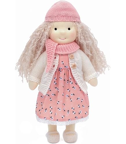 Amazon.co.jp: BlissfulPixie ウォルドルフ人形 手作り人形 Waldorf