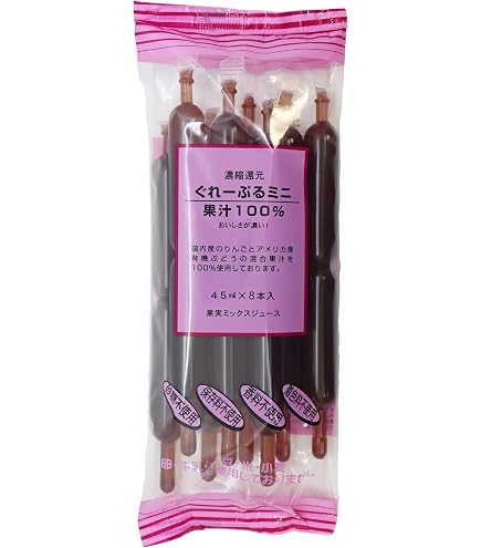 Amazon.co.jp: 花田食品 りんごちゃん＆ぐれーぷる(90ml×5本)×12個