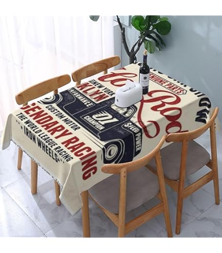 Amazon｜テーブルクロス アメリカン ヴィンテージ風 アニメティー