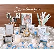 422.❤︎海リゾート　ブルー　結婚式　ミールヘーデンウェルカムスペースまとめ売り Amazon.co.jp: 422.︎海リゾート ブルー 結婚式 ミールヘーデン