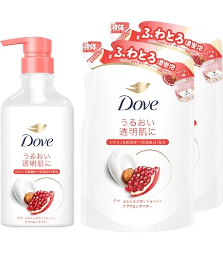 Amazon | 【セット】Dove(ダヴ) ボディソープ ふわとろボディ