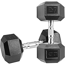 Amazon | RITFIT PVC製 六角型ダンベル5kg/10kg/15kg/20kg/25kg