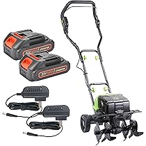 Amazon | 耕運機 耕うん機 家庭用 充電式 36V ハイパワー 耕耘機