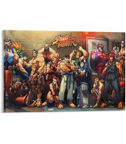 Amazon.co.jp: Street Fighter 2 Group アート カプコン ビデオゲーム