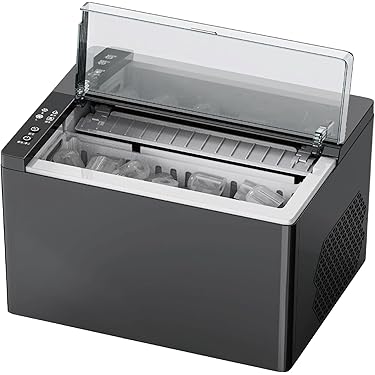 【新品】製氷機 ステンレス鋼仕上げ 透明窓 Amazon.co.jp: Joy Pebble 製氷機 ステンレス鋼仕上げ 透明窓 氷