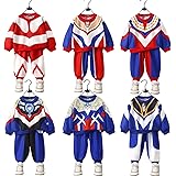 [DIVONU] ウルトラマン パーカー 上下セット 子供 長袖 ズボン スポーツウェア キッズ服 プルオーバー おしゃれ カジュアル 快適 通気性 柔らかい 人気アニメ COS服 日常服 応援服 記念シャツ 春秋冬 男女兼用 誕生日 プレゼント