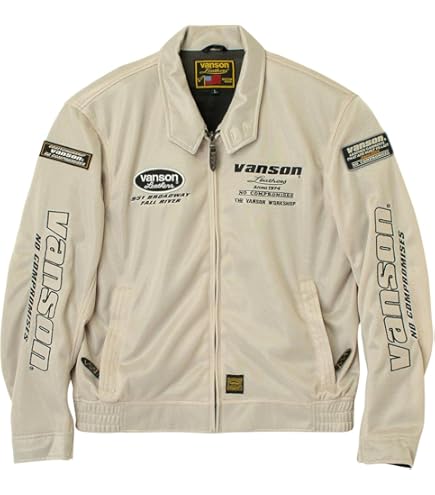 Amazon | VANSON(バンソン) メッシュジャケット BLACK/YELLOW XL
