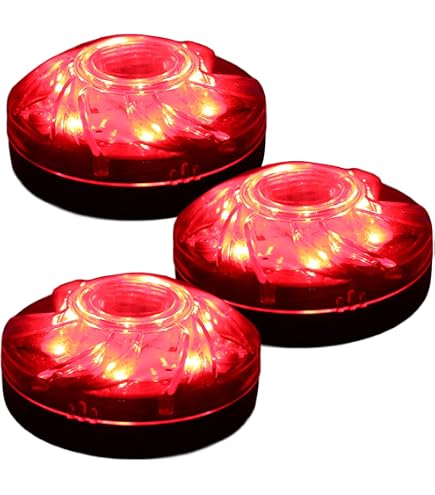 Amazon.co.jp: 電池式警告灯 ニコUFO VL07B型 赤 日恵製作所 VL07B