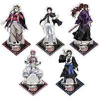 無惨&黒死牟&童磨&猗窩座&獪岳 イニシャルキーホルダー　鬼滅の刃　コミケ 鬼舞辻無惨&黒死牟&童磨&猗窩座 アクリルスタンド 鬼滅の刃