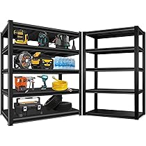 Amazon｜スチールラック本体 高耐荷重収納棚 倉庫 ガレージ