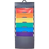 Amazonベーシック ポケットファイル ハンギング 6ポケット マルチカラー