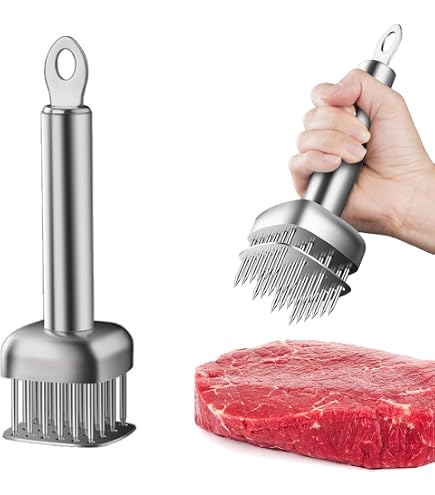 Amazon｜ステンレス鋼 肉たたき & ミートテンダライザー ステーキ