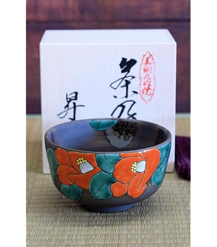 Amazon | 茶道具 抹茶茶碗 粉引 鳥獣戯画茶碗 いちい窯 横井清秀作