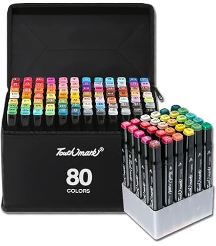 Amazon | マーカーペン 40色 油性ペン セット サインペン マーカー