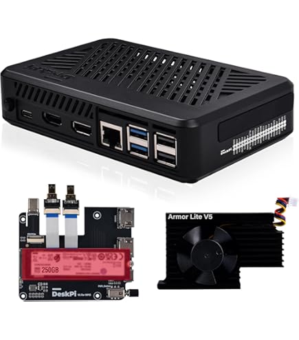 Raspberry Pi 5 ミニPC 冷却ファン付き Amazon.co.jp: Elecrow Mini PCケース Raspberry Pi 5用