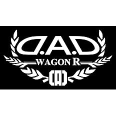 Amazon ギャルソン Dad Auto Modelステッカー ワゴンr カラー ホワイト St110 01 D A D 車 バイク 車 バイク