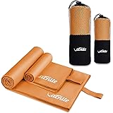 VACNITE 速乾タオル スポーツタオル バスタオル 超吸水 マイクロファイバー 旅行タオル 水泳 タオル 柔らかい 色褪せない 防臭 高い耐久性 コンパクト 湿気 梅雨対策 アウトドア 水泳/スポーツ/旅行/家庭用