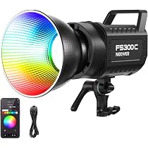 Amazon | NEEWER FS300C RGBビデオライト 撮影用ライト 300W COB LED高