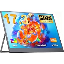 Amazon.co.jp: モバイルモニター 17.3インチ UPERFECT IPS FHD 非光沢