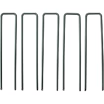 【新品・未開封】アイリスオーヤマ 人工芝固定用U字釘 U-15 10個セット IRIS OHYAMA 人工芝 釘 ピン 人工芝固定用U字釘 30本入り U-30