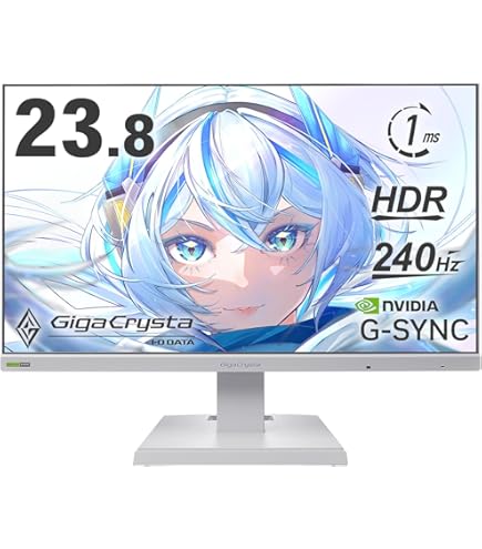 Amazon.co.jp: GREEN HOUSE GH-GLCC238B-WH ホワイト [23.8型