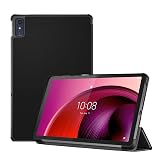 Lenovo Tab M10a 5G / Lenovo Tab7 10.6インチ 用 ケース タブレットカバー 保護ケース 【HUKWIMO】 スタンド機能付き 薄型 超軽量 全面保護 高級PU スクラッチ対策 レザー 耐汚れ 耐久性 Lenovo Tab M10a 5G / Lenovo Tab7 10.6インチ 対応[ブラック]