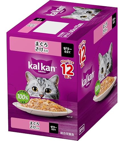 Amazon.co.jp: カルカン パウチ 1歳から 60g×12袋 かにかま入りまぐろ