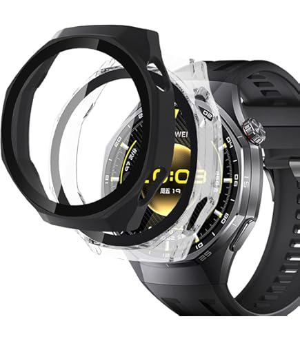 Amazon.co.jp: For HUAWEI WATCH GT6 Pro 46mm ケース ガラスフィルム+