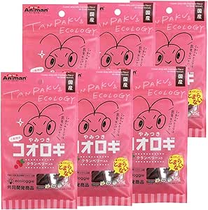 Amazon ミニアニマン 小動物のやみつきコオロギ クランベリー入り 25ｇ 6袋 ミニアニマン ペット用品 通販