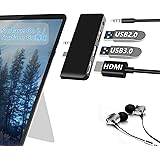 Microsoft Surface Go専用 USBハブ Surface Go 3/Surface Go 2対応 Rytaki 4K@30Hz HDMIポート+USB 3.0ポート+3.5mmヘッドフォンジャック+USB2.0ポート 高速データ転送 