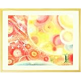 絵画 壁掛け 「縁(えん) ～ 全ての出逢いに感謝 ～」 額入り・Sサイズ 玄関 リビング インテリア雑貨 トイレに飾る絵 おしゃれ