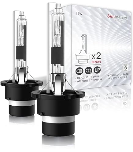 Amazon | HSUN D2R HID バルブ 12V-24V 35W 6000K ホワイト、車用