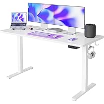 Amazon | FEZIBO 電動 昇降式デスク スタンディングデスク 幅140cm