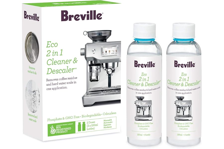 Breville Eco 2-in-1 Cleaner & Descaler, BES014CLR