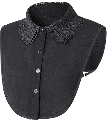 Amazon.co.jp: GANNI／ガニーつけ襟 ラムスキン レザー フリル