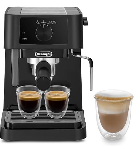 Machine à Café Expresso Senya Tasty Coffee - 20 Bars, Cappuccino, Mousseur Lait, Thermoblock, 1300W