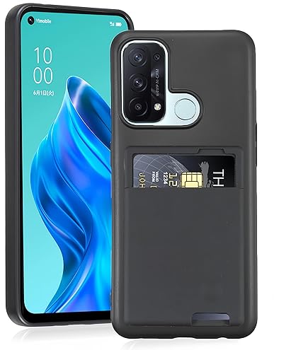 OPPO Reno5 A(オッポリノ5a）ブラック 128GB　ケース6種付き OPPO（オッポ） OPPO Reno5 A ケース カバー ブラック 黒 ハードケース