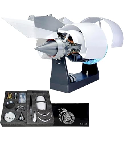 Amazon | ジェットエンジン(リアルワーキング) プラモデル