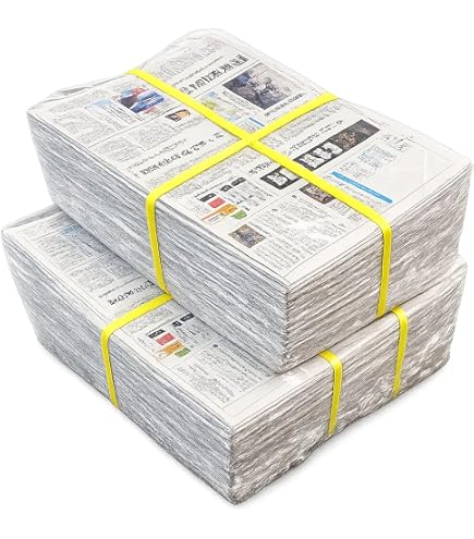 Amazon.co.jp: 新聞紙 18kg 未使用 一般紙のみ厳選 チラシ無し新聞予備