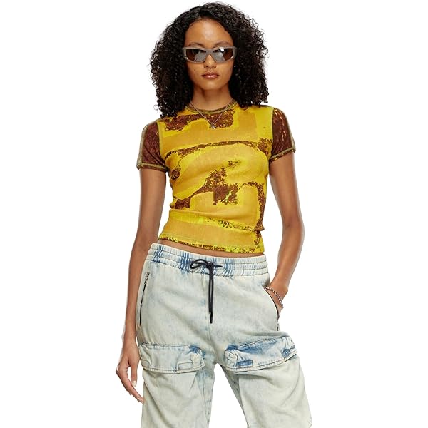 Amazon | [ディーゼル] レディース Tシャツ スリムフィット