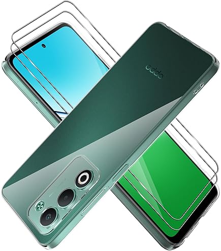 Amazon | 【1+2セット】 For OPPO A5 5G ケース カバー 2枚ガラス