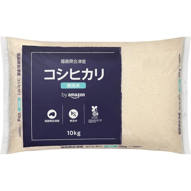 Amazon.co.jp: 【精米】無洗米 コシヒカリ ブレンド米 10kg : 食品