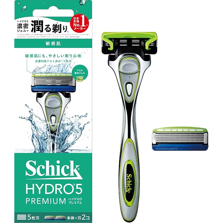 Amazon.co.jp: Schick(シック) ハイドロ5プレミアム 敏感肌用 5枚刃 替
