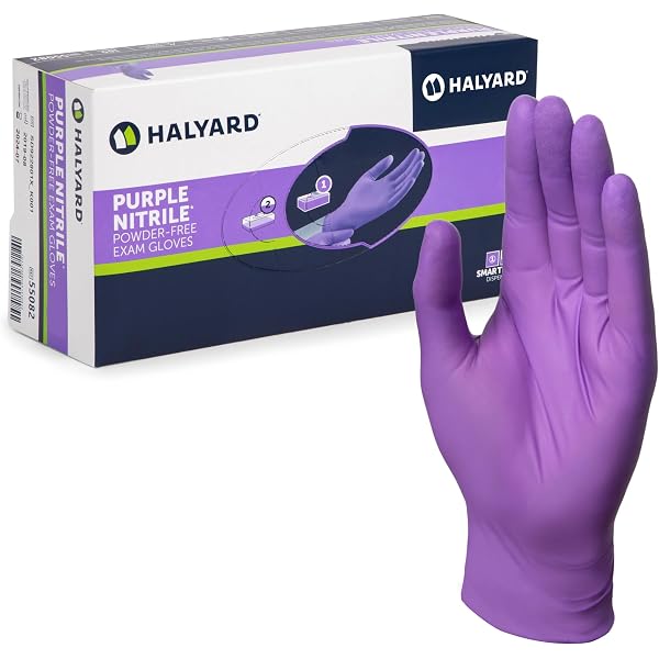 Amazon | HALYARD SKYBREEZE ニトリル試験用手袋、パウダーフリー、3.5
