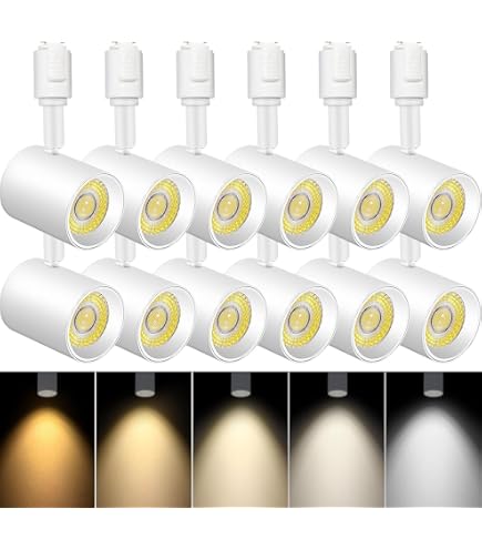 【希少4000K】PHILIPS LEDスポットライト 10個セット　新品 Amazon.co.jp : TuyuBEE 5色調節 ダクトレール スポットライト, LED一