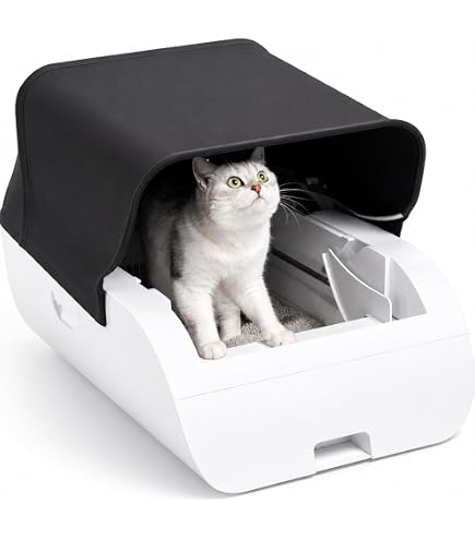 訳あり❣️ 猫 トイレ 自動猫トイレ 大型 消臭 多頭飼い マイナスイオン脱臭 Amazon | Pandaloli 猫 トイレ 自動猫トイレ 大型 消臭 多頭飼い : 全