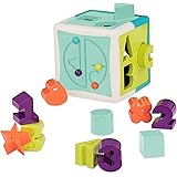B. toys 形合わせ 型はめパズルボックス アルファベット 数字 ブロック 知育玩具 全12個セット 2歳~ 正規品 BT2577Z