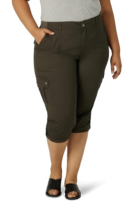 Flex-to-go Relaxed Fit Cargo Capri Pant 
