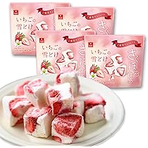 雪月苺ページ Amazon.co.jp: アスザックフーズ いちごの雪どけ 30g×4袋 フリーズ